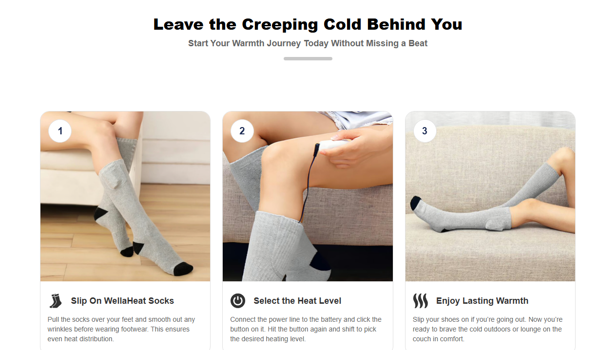 WellaHeat Heated Socks